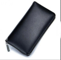 Men's Women's RFID Blocking Leather Credit ID Card Holder Capacity Wallet Clutch
