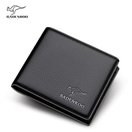 Exquisite Cowhide Genuine Leather Men’s Wallets Waterproof Credit Business Card Holder